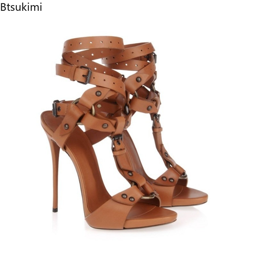 Сексуальные женские летние бос – обзор и цена Sandal Strappy Heeled