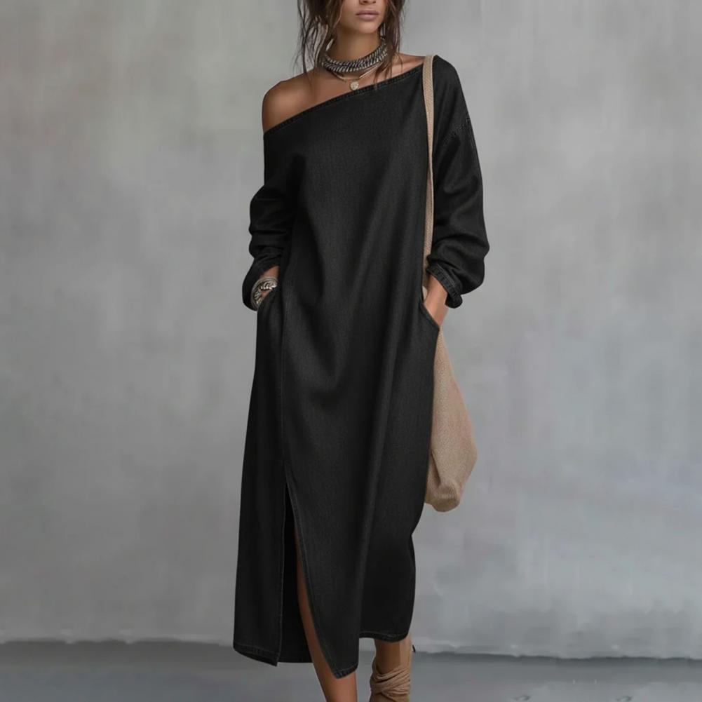 Женское платье макси на одно п – обзор и цена Linen Dress Wrap