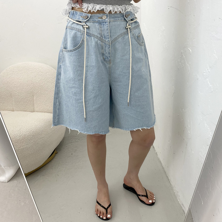 Летние джинсовые шорты-бермуды – обзор и цена Shorts Denim Frayed