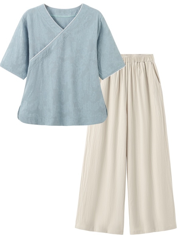 Новый комплект в китайском сти – обзор и цена Linen Pant Wide